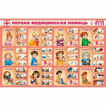 Стенд "Первая помощь" - «globural.ru» - Краснодар