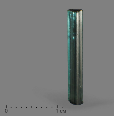 Турмалин (индиголит), кристалл - «globural.ru» - Краснодар